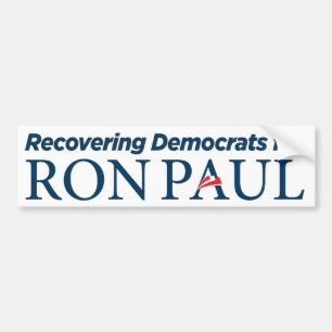 Demokraten für Ron Paul Autoaufkleber