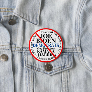Demokraten Präsident Joe Biden Kamala Harris Button