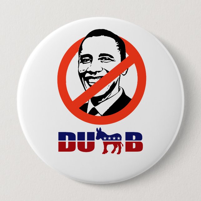 Demokraten sind Dumb Button (Vorderseite)