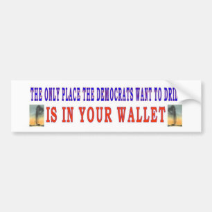 DEMOKRATEN WOLLTE NUR, IN IHRER AUTOAUFKLEBER