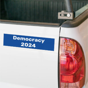 Demokratie 2024 Präsidentschaftswahl Autoaufkleber