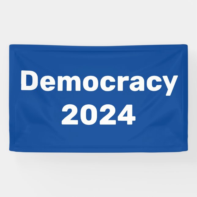 Demokratie 2024 Präsidentschaftswahl Banner (Horizontal)