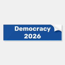 Demokratie 2026 Zwischenwahlen Autoaufkleber