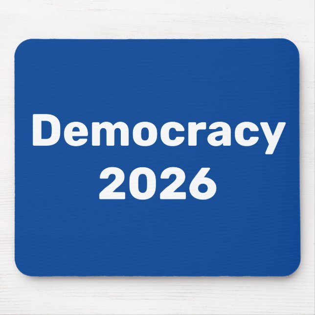 Demokratie 2026 Zwischenwahlen Mousepad (Vorne)