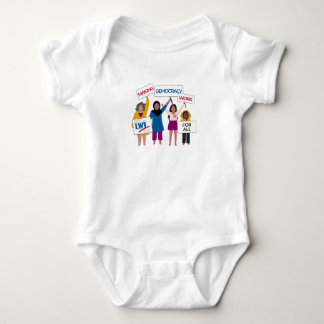 Demokratie funktioniert als Baby-Bodysuit Baby Strampler