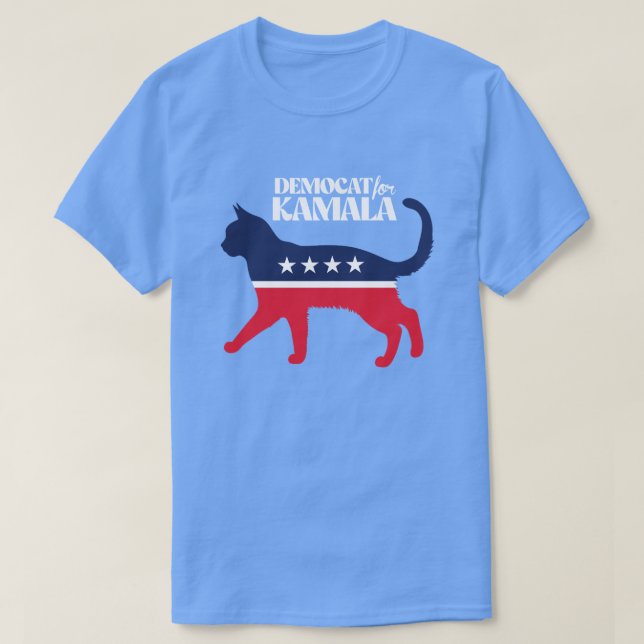 Demokratie für Kamala T-Shirt (Design vorne)