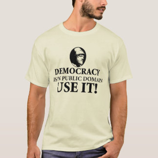 Demokratie-Gebrauch es T-Shirt