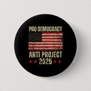 Demokratie gegen Projekt 2025 Stopp Projekt 2025 A Button