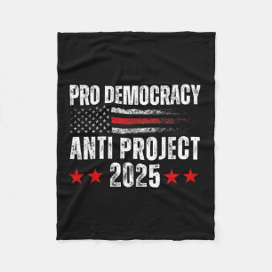 Demokratie gegen Projekt 2025 Stopp Projekt 2025 A Fleecedecke