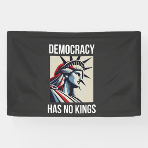 Demokratie hat keinen König-Librety-Status USA Banner