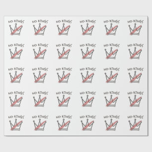 Demokratie hat keinen König-Librety-Status USA Geschenkpapier