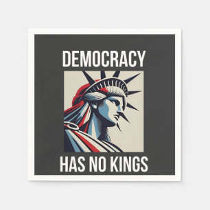 Demokratie hat keinen König-Librety-Status USA Serviette