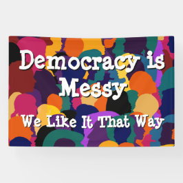 Demokratie ist chaotisch  banner