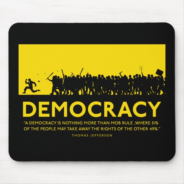 Demokratie Mousepad (Vorne)