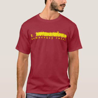 Demokratie ordnet Shirt an
