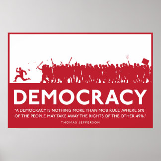 Demokratie-Poster Poster