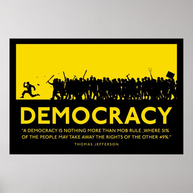 Demokratie-Poster Poster (Vorne)