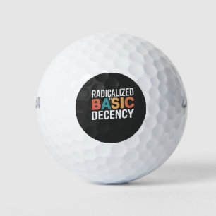Demokratie, sozial radikalisiert durch einfachen A Golfball