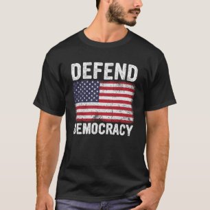 Demokratie verteidigen Wahlrecht schützen Stimme r T-Shirt