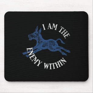 Demokratin Kamala Harris Feind im Innern Anti-Trum Mousepad