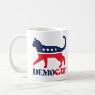 demokratisch kaffeetasse