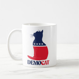 demokratisch kaffeetasse