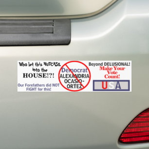 Demokratische Alexandria Ocasio-Cortez Autoaufkleber