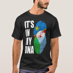 Demokratische kongolesische und dschibutische DNA- T-Shirt