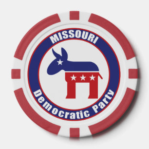 Demokratische Partei von Missouri Pokerchips