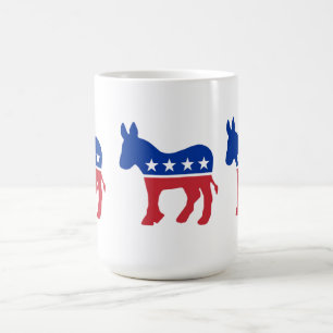 Demokratische Party-Symbol-Tasse Kaffeetasse