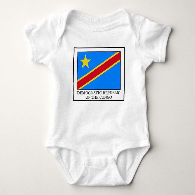 Demokratische Republik Kongo Baby Strampler (Vorderseite)