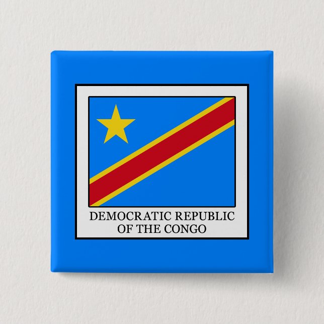 Demokratische Republik Kongo Button (Vorderseite)