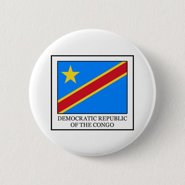 Demokratische Republik Kongo Button (Vorderseite)