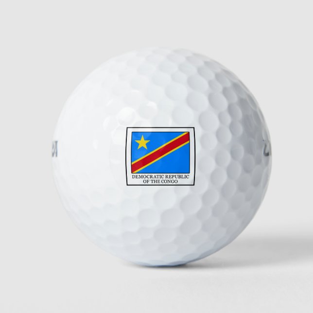 Demokratische Republik Kongo Golfball (Vorderseite)