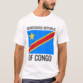 Demokratische Republik Kongo // Weltnaturflagge T-Shirt