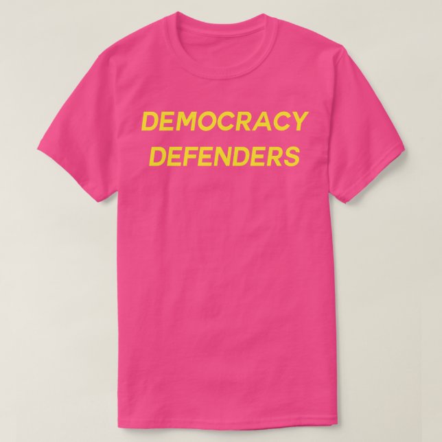 Demokratische Verteidiger T-Shirt (Design vorne)