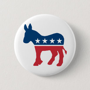 Demokratischer Donkey Button