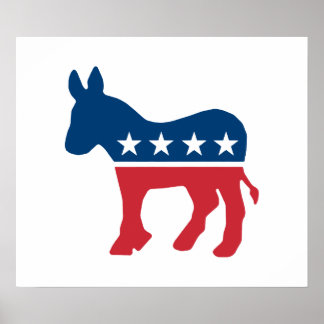 Demokratischer Donkey Poster