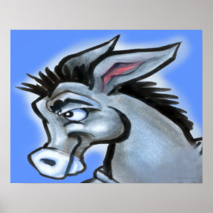 Demokratischer Donkey Poster