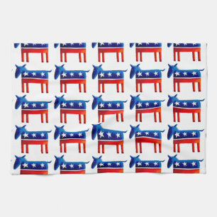 Demokratischer Donner Küchentuch