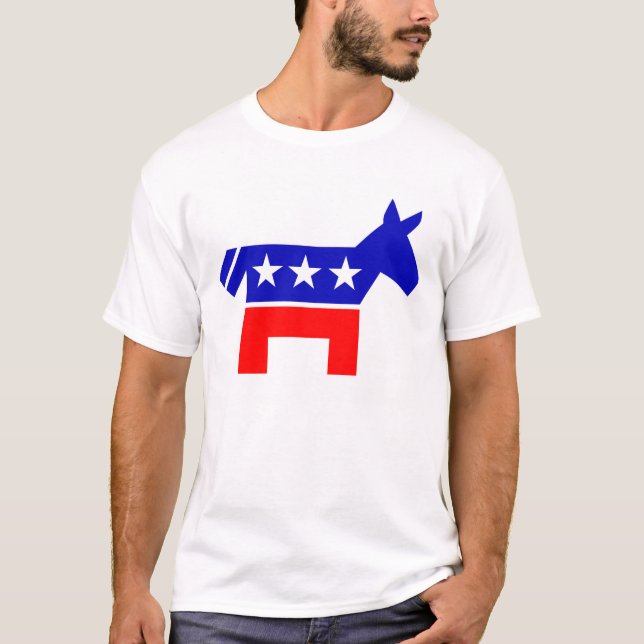 Demokratischer Esel T-Shirt (Vorderseite)