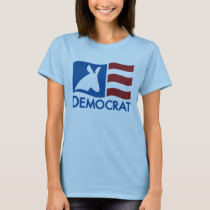 Demokratischer Flaggen-T - Shirt