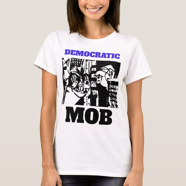 DEMOKRATISCHER MOBIL T-Shirt (Vorderseite)