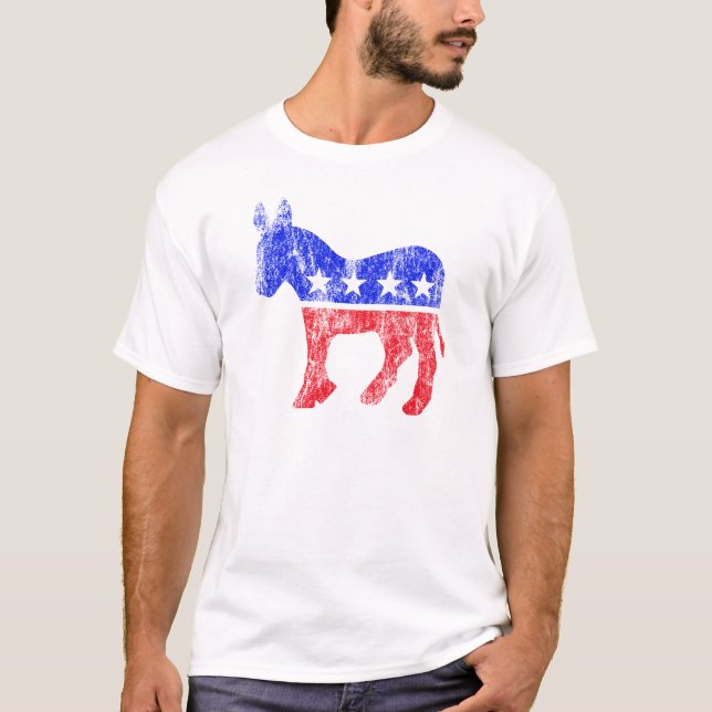 Demokratischer Party-Esel T-Shirt (Vorderseite)