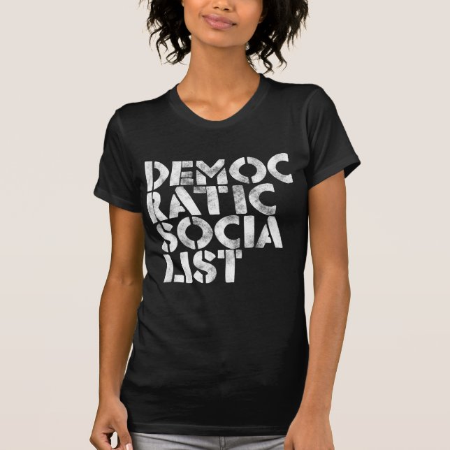 Demokratischer Sozialist T-Shirt (Vorderseite)