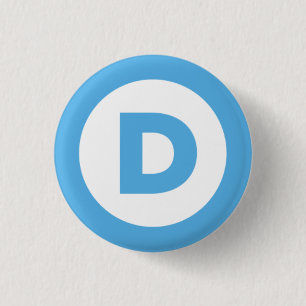Demokratisches Logo Button