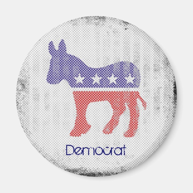 Demokratisches Party Donkey Magnet (Vorne)