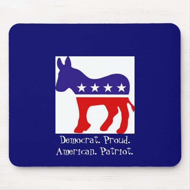 Demokratisches Party Donkey Mousepad (Vorne)
