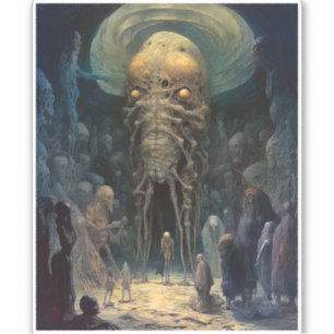 Demon Alien Underworld Creature Aufkleber