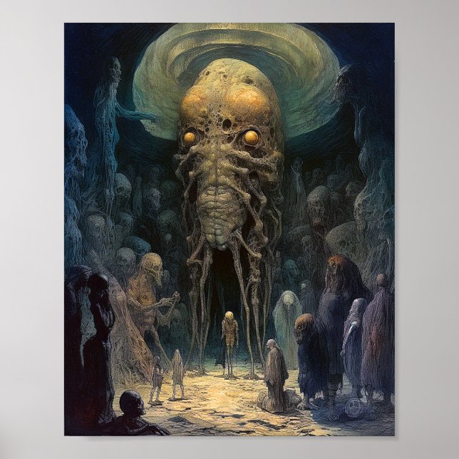 Demon Alien Underworld Creature Poster (Vorne)